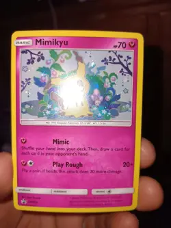 Mimikyu SM163 Holo Black Star Promo Pokemon 2019 Sun & Moon - Image 1