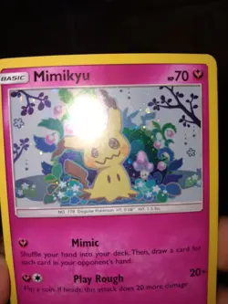 Mimikyu SM163 Holo Black Star Promo Pokemon 2019 Sun & Moon - Image 2