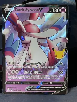 Pokemon TCG - Dark Sylveon V - SWSH134 - Black Star Promo - Celebrations NM - Image 1