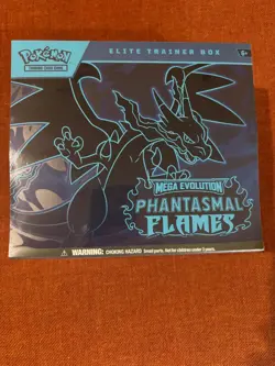 Pokemon Mega Evolution Phantasmal Flames Elite Trainer Box ETB Sealed - Image 1