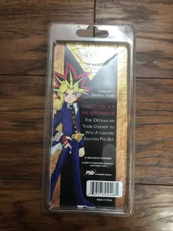 NEW Yu-Gi-Oh Collectible Trading Pin & Key Tag Chain Premier Line 1.1 Vintage - Image 2