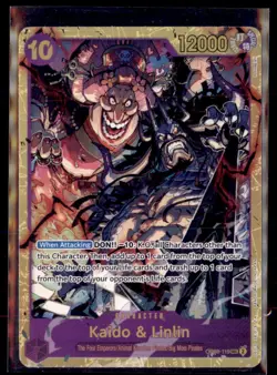 One Piece Two Legends (OP08) 119 Kaido & Linlin Secret Rare - Image 1
