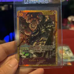 One Piece Two Legends KAIDO & LINLIN Secret Rare OP08-119 SEC English - Image 1