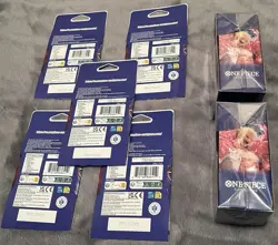 (5) One Piece TCG: The Azure Sea's Seven Sleeved Booster & Double Pack Lot Of(2) - Image 3