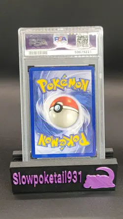Pokemon Base Set Growlithe Shadowless Card PSA 7 (1999) - Image 2