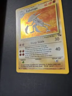 Unplayed Pristine NM Kabutops #9/62 Fossil Holo Pokemon TCG Card English 1999 - Image 4