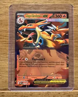 Ascended Heroes Mega Charizard Y EX 030 Promo Pokemon Card - Image 1
