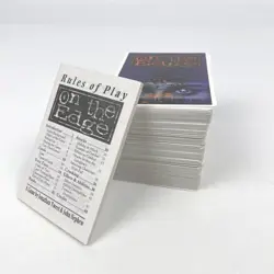 VTG On The Edge CCG Card Game Lot - 179 Cards w/ Instructions - Image 2