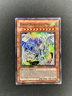 Stardust Dragon/Assault Mode DPCT-EN003 Ultra & Secret R Limited Ed 2 Card Lot - Image 3