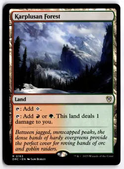 Karplusan Forest NM DRC Commander: Aetherdrift MTG - Image 1