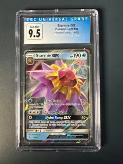 2019 Pokemon S&M Hidden Fates #14 Starmie GX Star Stream CGC 9.5 - Image 1