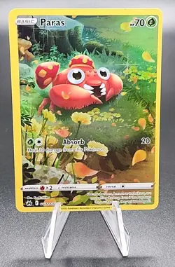 Pokemon Sword & Shield Paras GG32 Crown Zenith Galarian Gallery Full Art H - Image 1