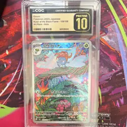Pokemon Gloom Art Rare Holo 109/108 Ruler Black Flame CGC 10 Japanese 80HP - Image 1