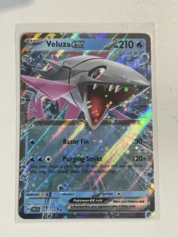 Veluza ex 043/159 Holo Double Rare SV Journey Together Pokemon TCG NM - Image 1