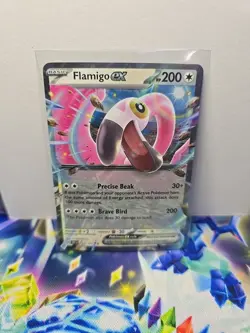 Flamigo ex 160/191 Pokemon SV08 Surging Sparks Double Rare - Image 1