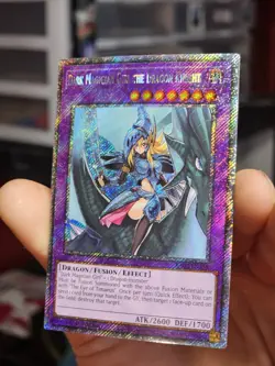 Dark Magician Girl the Dragon Knight Yugioh RA03-EN258 Platinum Secret Rare NM - Image 2