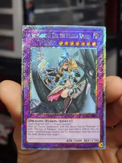 Dark Magician Girl the Dragon Knight Yugioh RA03-EN258 Platinum Secret Rare NM - Image 3