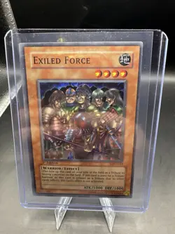 Yu-Gi-Oh TCG, Exiled Force, Legacy of Darkness LOD-023 1st Edition Super Rare LP - Image 1
