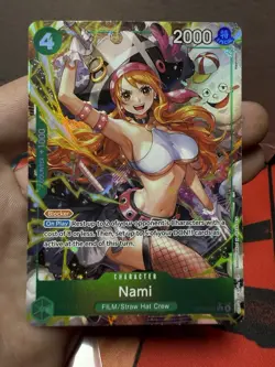 Nami - OP14-031 - The Azure Sea’s Seven (OP14) - English (Alternate Art) - MINT - Image 1