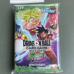 Bandai Dragon Ball Super Card Game Fearsome Rivals Booster Pack 12 Cards English - Image 1