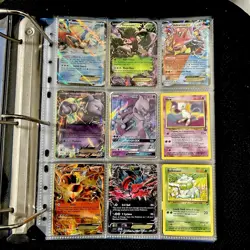 Huge Binder Collection Lot of 170+ Pokemon Card Mixed EX SV Holo Full Art Mewtwo - Image 1