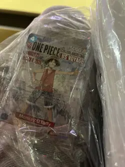 One Piece Monkey D. Luffy Sealed Promo Card AND poster Rutgers US Voyage (1/27) - Image 2
