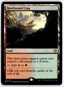 Rootbound Crag NM ECC Commander: Lorwyn Eclipsed MTG - Image 1