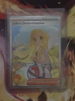 Pokemon Lillie's Determination 184/132 Me01: Mega Evolution Rare Holo English - Image 1