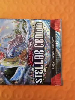 Pokemon TCG: Scarlet and Violet Stellar Crown x1 Booster Pack Sealed - Image 2