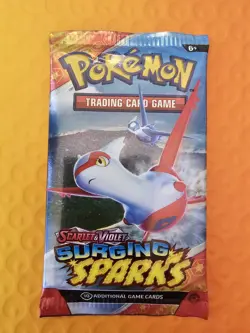 Pokemon TCG: Scarlet and Violet Surging Sparks Sealed Booster Pack - Image 1
