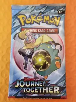Pokemon TCG: SV9 Scarlet and Violet Journey Together x1 Booster Pack Sealed - Image 1
