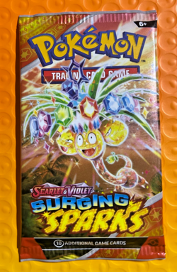 Pokemon TCG: Scarlet and Violet Surging Sparks Sealed Booster Pack - Image 1