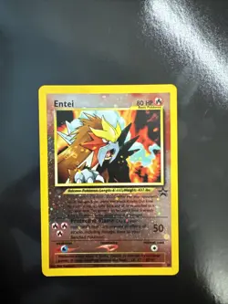 Pokemon TCG Entei Promo 34 LP HOLO PROMO - Image 1