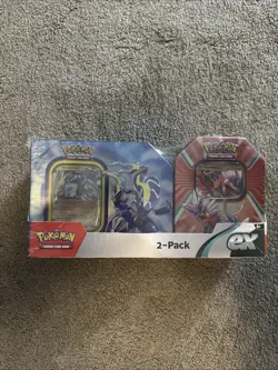 Pokemon TCG Miraidon & Koraidon Costco 2-Pack Tins – 9 Booster Packs– NEW SEALED - Image 1