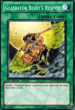 Gladiator Beast's Respite 1st X 1 RYMP-EN107 Common Yugioh - Image 1