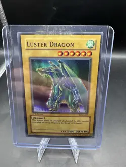Yu-Gi-Oh! TCG Luster Dragon Legacy of Darkness 1st Edition Super Rare LOD-050 - Image 1