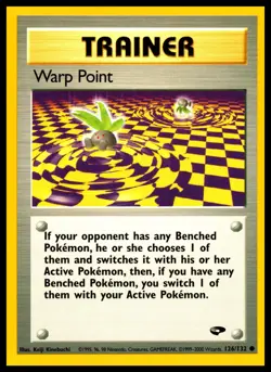 2000 Wizards Pokemon Warp Point Gym Challenge #126/132 Card - Image 1