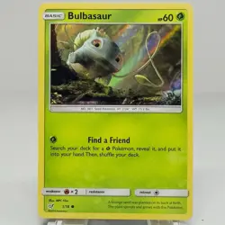 Bulbasaur 1/18 Detective Pikachu 2019 Holo Foil Pokemon TCG Card - NM - Image 1
