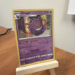 Pokemon Gengar TCG Holo Rare Card 2020 Sword and Shield #085/202 - Image 1