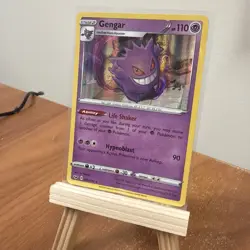 Pokemon Gengar TCG Holo Rare Card 2020 Sword and Shield #085/202 - Image 2