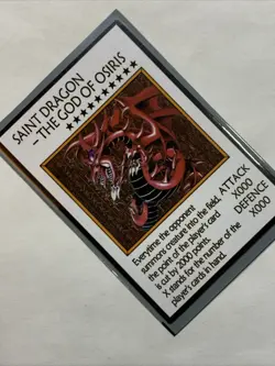 Slifer The Sky Dragon Egyptian God Card Anime Yugioh Rare Alt Art Illustrator - Image 4