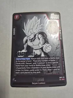 Super Vegeta SB02-014 Foil Manga Booster 02 Dragon Ball Super Card Game | NM - Image 1