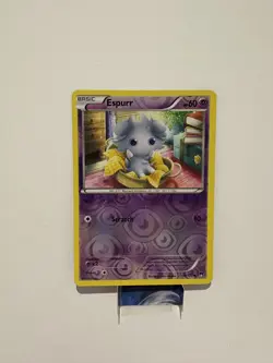 Pokemon Card Espurr Breakpoint Reverse Holo Common 58/122 NM/MINT - Image 1