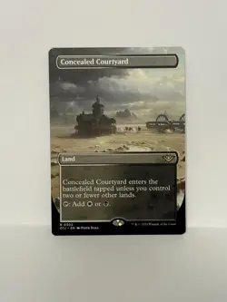 MTG - Concealed Courtyard Borderless - Normal - Outlaws of Thunder Junction - NM - Image 1
