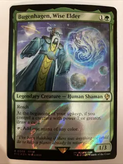 Bugenhagen, Wise Elder (Surge Foil) R MTG FF Collector Commander 0066 NM - Image 1