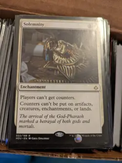 Solemnity LP Hour Of Devastation MTG - Image 1