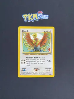 Pokemon TCG Ho-oh Neo Revelation 18/64 Regular Rare LP. - Image 1