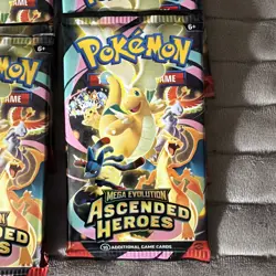 🔥🔥18 Packs Mega Evolution Ascended Heroes Pokemon Packs **READ** New Sealed - Image 2