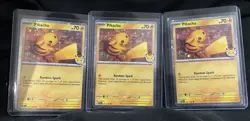 Pikachu 51/162 Stamped 2026 Pokemon Day 30th Anniversary Promo TCG X3 - Image 1