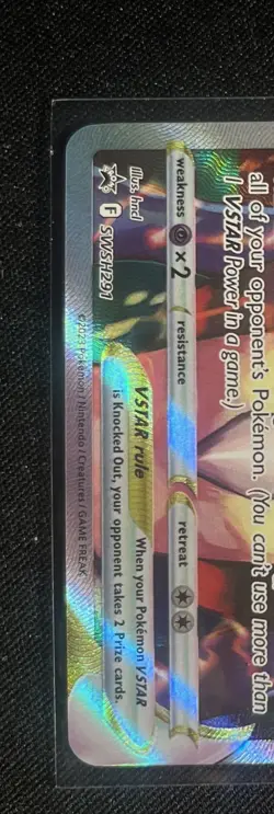 Lucario VSTAR SWSH291 : Sword & Shield Promo Holo Full Art 270 HP Pokemon TCG - Image 5